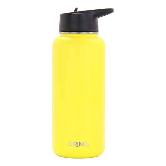 DRINCO® 32oz Stainless Steel Water Bottle - Illuminating Yellow